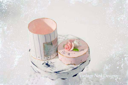 Miniature Box No.39 Handmade for Dollhouse