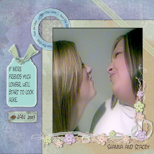 Digital Scrapbooking Breathless Quick Page No.1 Instant Download
