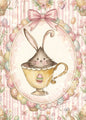 Digitaldruck Hase in Tasse Nr. 1:2 Aquarell Sofort-Download