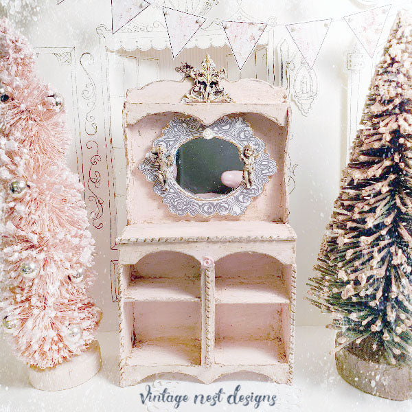 Digital Print Cabinet No.1 Dollhouse Pattern Furniture DIY