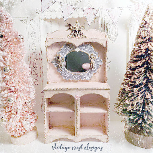 Digital Print Cabinet No.1 Dollhouse Pattern Furniture DIY