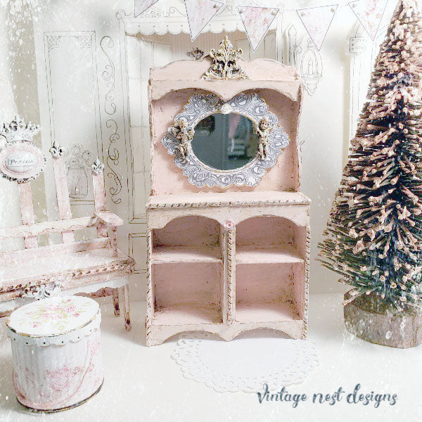 Digital Print Cabinet No.1 Dollhouse Pattern Furniture DIY