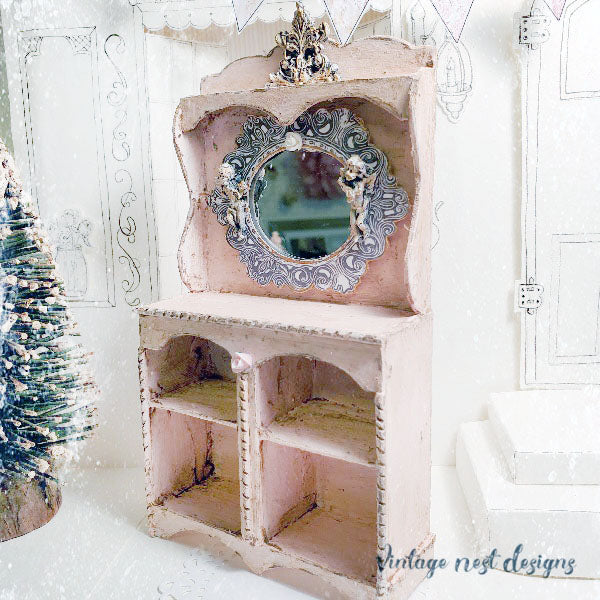 Digital Print Cabinet No.1 Dollhouse Pattern Furniture DIY