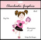 Digitaldruck Cheerleader-Grafiken Nr. 2 Aquarellmalerei
