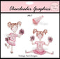 Digital Prints Cheerleader Graphics No.1 Watercolor Painting