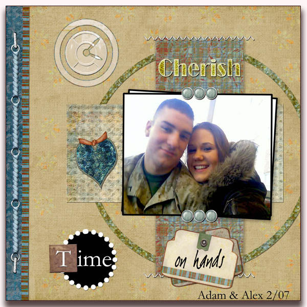 Digital Scrapbooking Cherish Kit Digital Instant Download
