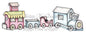 Digitaler Druck Choo Choo Zug Nr. 1 Buntstifte Sofort-Download
