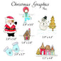 Images de Noël No.1 Impressions numériques Illustrations pour scrapbooking