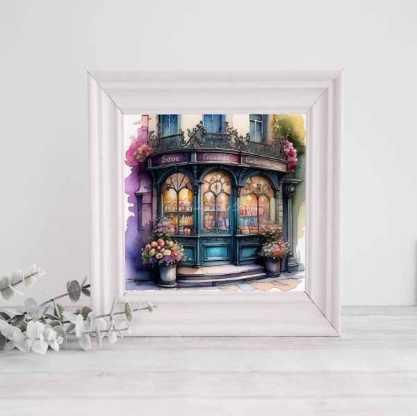 Digital Prints Bundle City Life No.3 Illustration Instant Download