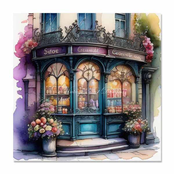 Digital Prints Bundle City Life No.3 Illustration Instant Download