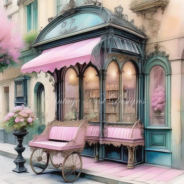 Digital Prints Bundle City Life No.7 Illustration Instant Download