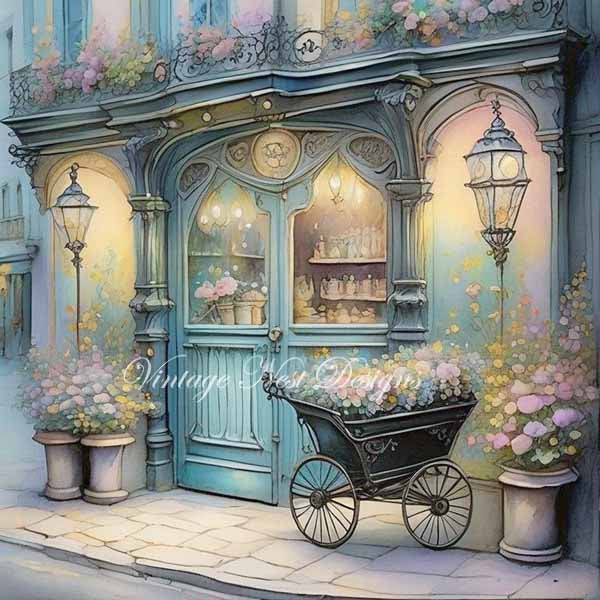 Digital Prints Bundle City Life No.7 Illustration Instant Download