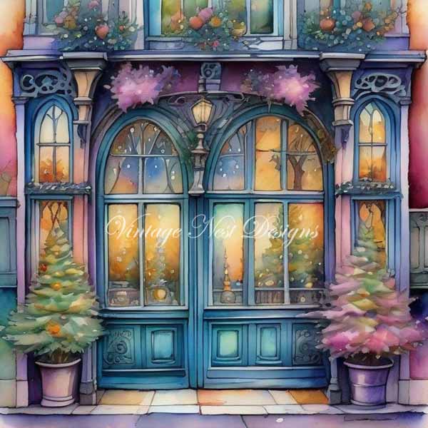 Digital Prints Bundle City Life No.7 Illustration Instant Download