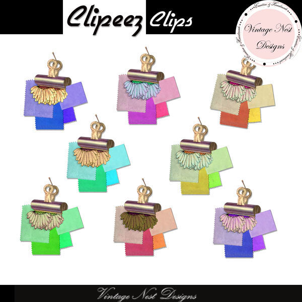 Digital Scrapbooking Clipeeze No.1 Clip Art Instant Download