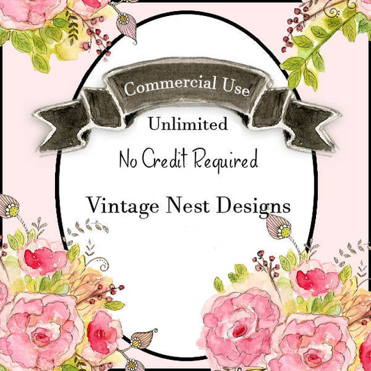 Digital Scrapbooking Commercial Unlimited Use License: No Credit Required