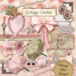 Digitales Scrapbooking Cottage Garden Kit Sofort-Download