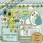 Digitales Scrapbooking Country Charm Kit Sofort-Download
