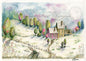 Country Life Nr. 1 Digitaldruck Aquarellmalerei