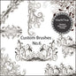 Digital Scrapbooking Brushes & Stamps Flourishes No.6 Instant Download