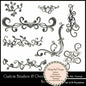 Digital Scrapbooking Brushes & Stamps Flourishes No.1 Instant Download
