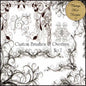 Digital Scrapbooking Brushes & Stamps Flourishes No.7 Instant download