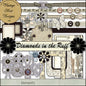 Digital Scrapbooking Diamanten im Rohzustand Kit Sofort-Download