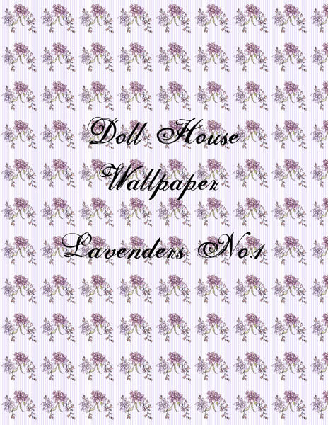 Dollhouse Wallpaper No.3 Digital Prints Illustration Scrapbooking