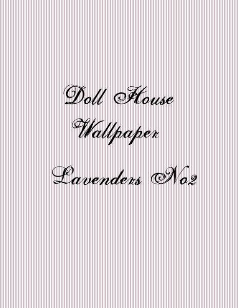 Dollhouse Wallpaper No.3 Digital Prints Illustration Scrapbooking