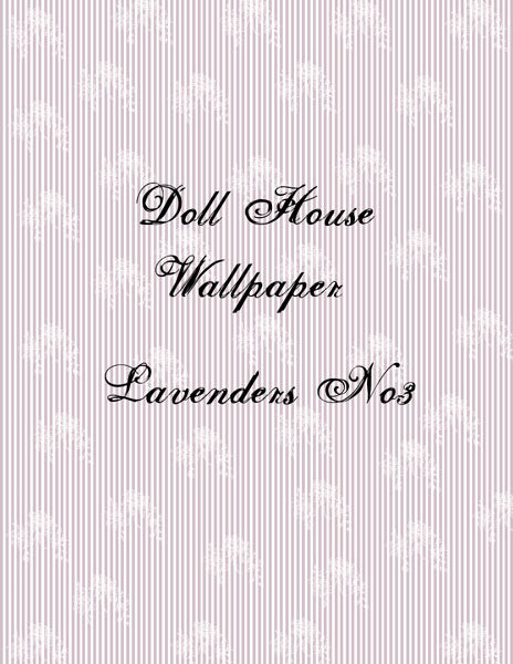 Dollhouse Wallpaper No.3 Digital Prints Illustration Scrapbooking