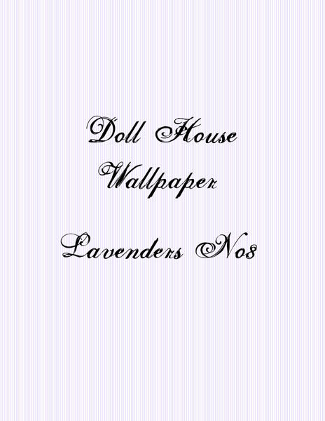 Dollhouse Wallpaper No.3 Digital Prints Illustration Scrapbooking