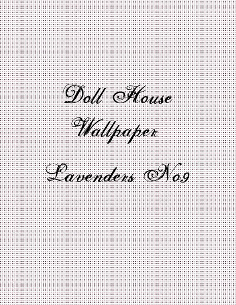 Dollhouse Wallpaper No.3 Digital Prints Illustration Scrapbooking