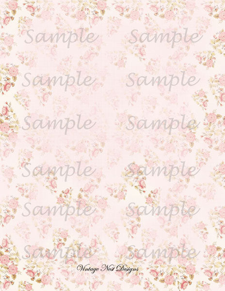 Victorian Roses Wallpaper No.1 Digital Prints Illustration Scrapbooking