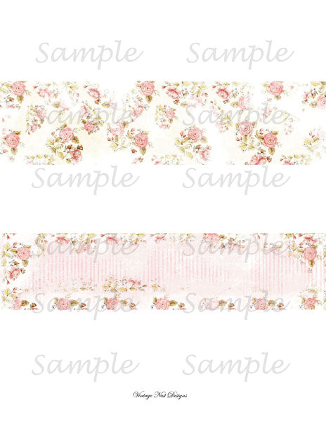 Victorian Roses Wallpaper No.1 Digital Prints Illustration Scrapbooking