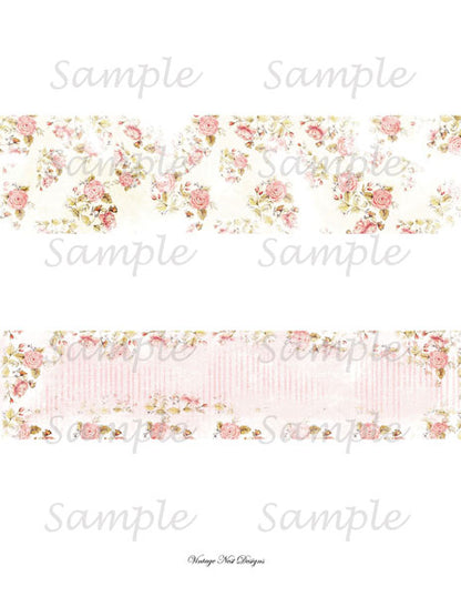 Victorian Roses Wallpaper No.1 Digital Prints Illustration Scrapbooking