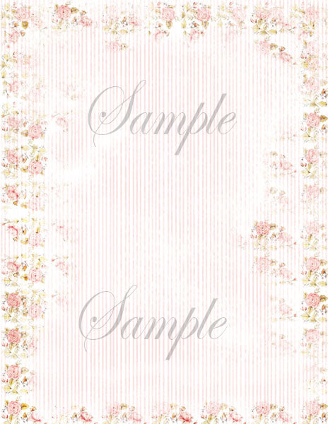 Victorian Roses Wallpaper No.1 Digital Prints Illustration Scrapbooking