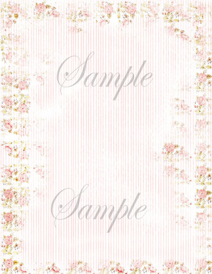 Victorian Roses Wallpaper No.1 Digital Prints Illustration Scrapbooking