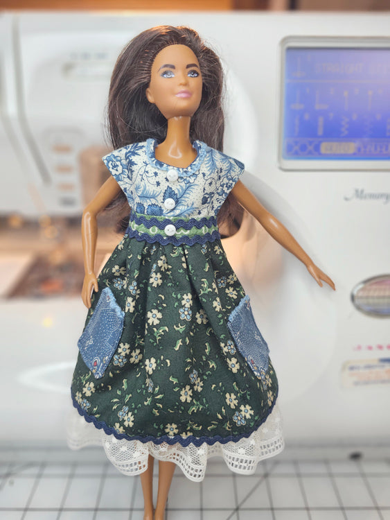 Barbie Fashion Doll Outfit No.11 Handmade 11.5" Scale Clothes