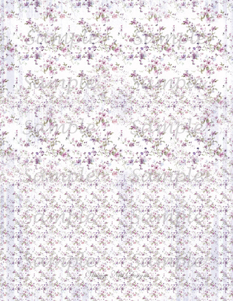 Dollhouse Wallpaper No.8 Digital Prints Illustration Scrapbooking