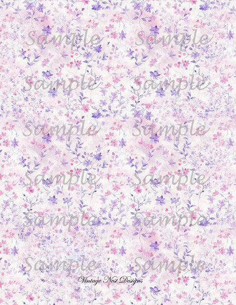 Dollhouse Wallpaper No.8 Digital Prints Illustration Scrapbooking