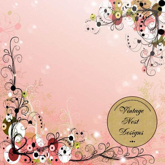 Digital Scrapbooking Drifting Away Quick Page No.1 Instant Download