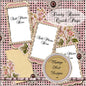 Digitales Scrapbooking Dusty Roses Quick Page Nr. 1 Sofortiger Download
