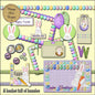 Digital Scrapbooking Eggstra Special Kit Instant Download