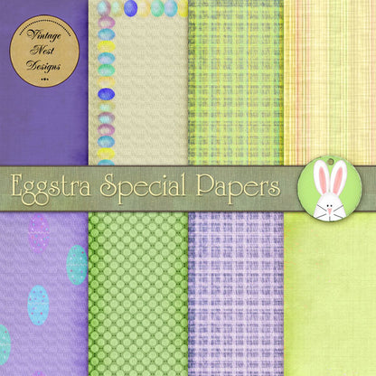 Digital Scrapbooking Eggstra Special Kit Instant Download