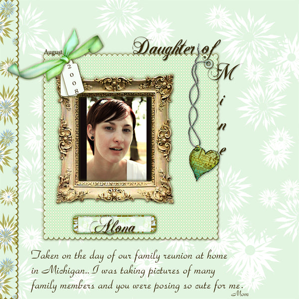 Digital Scrapbooking Enchanted Moments Kit Instant Download