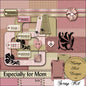 Digitales Scrapbooking-Kit "Besonders für Mama" – Sofort-Download