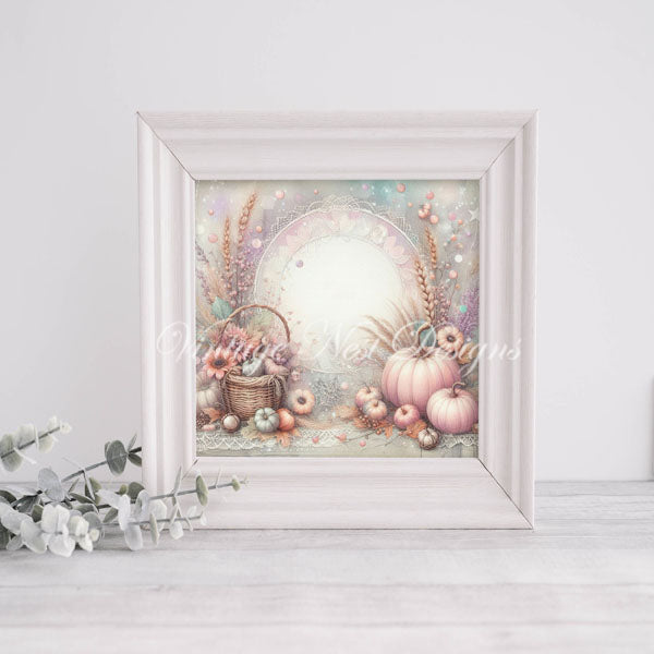 Digital Prints Fall Pumpkins No.1 Illustrations Instant Download
