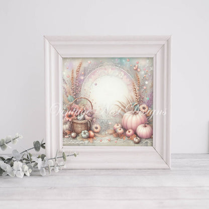 Digital Prints Fall Pumpkins No.1 Illustrations Instant Download