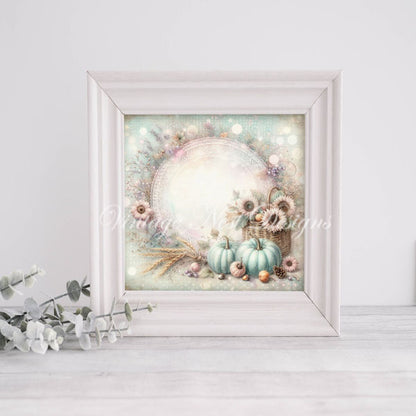 Digital Prints Fall Pumpkins No.1 Illustrations Instant Download