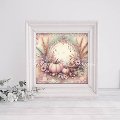 Digital Prints Fall Pumpkins No.1 Illustrations Instant Download