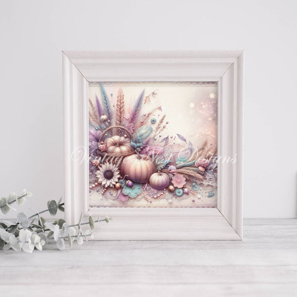 Digital Prints Fall Pumpkins No.1 Illustrations Instant Download